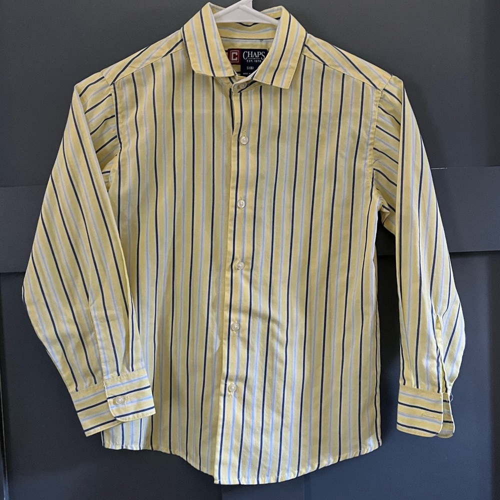Boys Button-Down Long Sleeve Polo Style